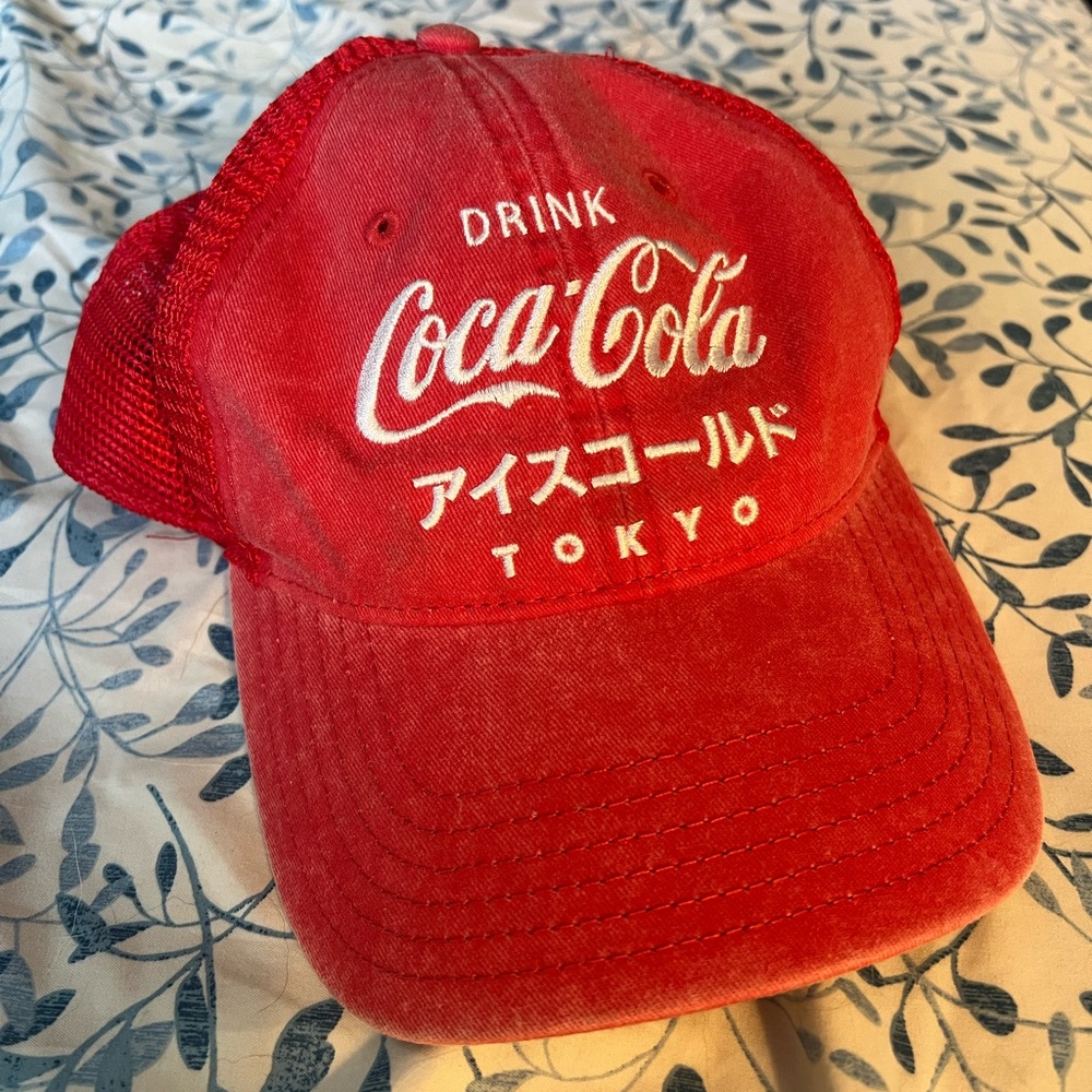 Coca-Cola Hat with Japanese Text